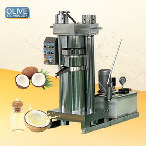 Presse à huile de noix de coco automatique hydraulique à froid OT-180, nouvelle machine en acier inoxydable de haute qualité, multi-tension - Product Image 1