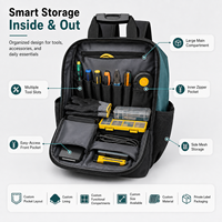 Sac à dos pour ordinateur portable antivol personnalisé OEM pour hommes, sacs messager pour hommes, sacoches imperméables, sac à dos pour outils