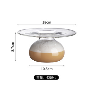 Personnalité Bar <span class=keywords><strong>Verres</strong></span> à Cocktail avec Plats <span class=keywords><strong>de</strong></span> Glace Sèche Verre Transparent Articles à Boire pour Restaurant Hôtel - Product Image 3