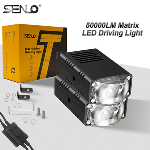 Super Mince Senlo T1 Plus T2 50W LED Phare Mini Conduite Lumière <span class=keywords><strong>Antibrouillard</strong></span> pour Voiture Moto Vélo Auto Accessoires Pièces - Product Image 1