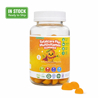 Gommes multivitaminées pour enfants saveur mangue 60 unités Vitamine D3 E B3 Zinc OEM Marque privée Vente en gros Soutien immunitaire Sans OGM