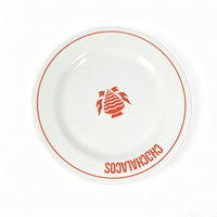 Assiettes de présentation HCMA 9 et 10 pouces personnalisables avec logo pour la maison, l'hôtel et la cuisine – Vaisselle incassable en mélamine pour salades et pâtes avec impression par décalcomanie