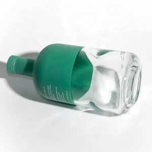 Botellas de vino de vidrio personalizadas de 750ml y 1000ml para Tequila <span class=keywords><strong>Mezcal</strong></span> Forma redonda con corcho y tornillo o tapa cuentagotas Relleno vacío - Product Image 4