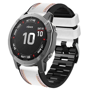Classique En Gros Remplacement Sport Silicone Montre 22mm 26mm Bracelet Bracelet Bracelet Pour <span class=keywords><strong>Garmin</strong></span> <span class=keywords><strong>Fenix</strong></span> <span class=keywords><strong>6X</strong></span> 7X - Product Image 2