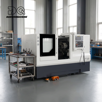 Tour à lit incliné horizontal T40 haute rigidité, commande CNC GSK 3 axes, pour pièces automobiles, contre-porte hydraulique, vente directe usine