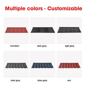 Vente directe usine Tuile de toiture industrielle en acier métallique revêtu de pierre pour entrepôts chinois, ateliers, appartements, résistant à l'eau et aux intempéries - Product Image 3