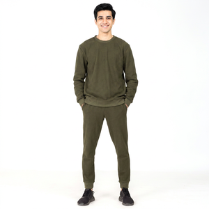 Conjunto Deportivo de Felpa con Capucha, Estilo Urbano Unisex, Lavado Ácido, Estampado, Forro Polar, 100% Algodón, Personalizado, en Oferta - Product Image 1