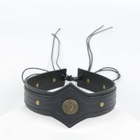 Bandeau de tête en cuir rétro style guerrier viking nordique, Steampunk, pour Halloween et Cosplay