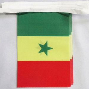 Manufacturer Direct Wholesale Africa Countries Senegal Senegalese String Mini Rectangle <b>Flags</b> for Country Decor - Product Image 3