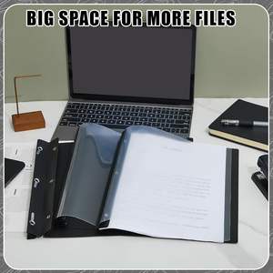 Copertine Trasparenti per Documenti con Fermagli, Cartelletta di Presentazione in Plastica a 3 Fermagli, Porta-Curriculum per Scuola, Ufficio, Studenti, <span class=keywords><strong>Casa</strong></span> - Product Image 6