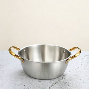 Juego de Cacerolas de Acero Inoxidable Estilo Chino, 16/18/20/22cm, Olla Multifuncional para Salsas <span class=keywords><strong>y</strong></span> Sopas, para Catering Comercial - Product Image 1