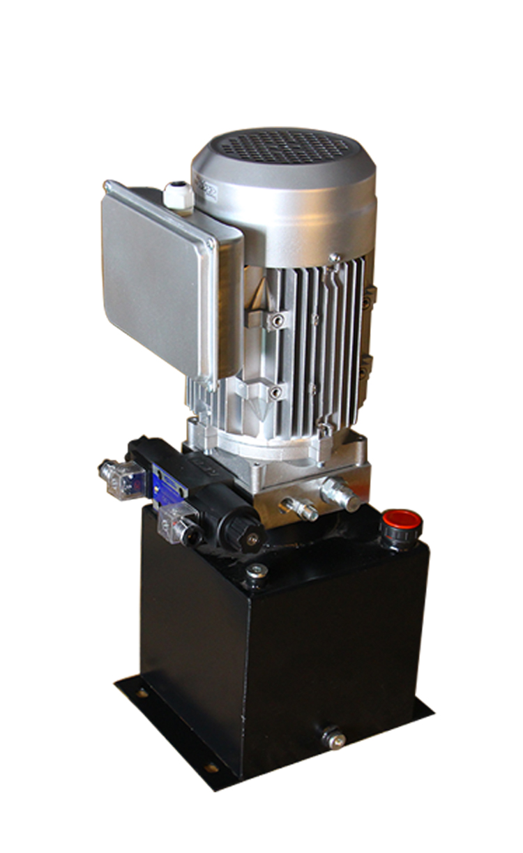 hydraulic pump with electric motor