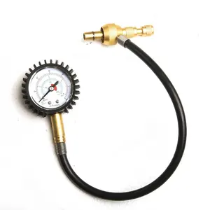 60psi 2.0''dial straight tire pressure gauge