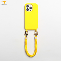 Coque de téléphone en gel de silicone souple Candy 2026 pour iPhone 15 14 13 12 11 Mini Pro Max, housse de téléphone portable, sangle de téléphone