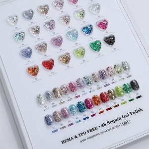 Wholesale Super Shiny Holographic <b>Sequin</b> Glitter 48 Color Burst for UV Gel Polish 15ml Bottle Hema Tpo Tmpo Free OEM - Product Image 3