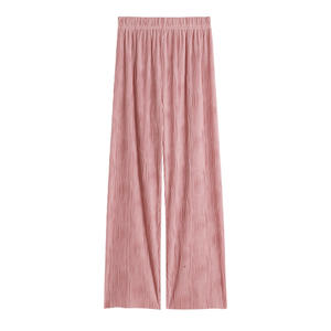 <span class=keywords><strong>Pantaloni</strong></span> lunghi casuali delle ragazze dei <span class=keywords><strong>pantaloni</strong></span> diritti allentati pieghettati Moire a vita alta elastici della vita delle donne all'ingrosso 2022 - Product Image 6