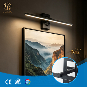 Applique Murale LED Moderne Nordique IP44 Étanche, Éclairage Frontal de Miroir en Aluminium pour Salle de Bain, Chambre, Hôtel, Villa, Galerie - Product Image 1