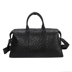 Aisimosi Genuine ostrich leather skin handbag baggage Handmade Factory customization, low minimum order quantity