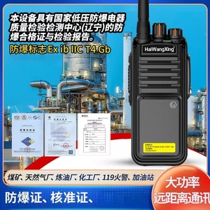 HaiWangXing PD7000EX Talkie-walkie antidéflagrant UHF 430-440 MHz pour la pétrochimie, la lutte contre les incendies et les stations-service - Product Image 5
