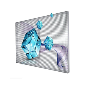 Mur vidéo LED transparent haute définition P3.91-P7.82 pour vitrine de centre commercial, écran intérieur pour publicité sur vitrine - Product Image 2