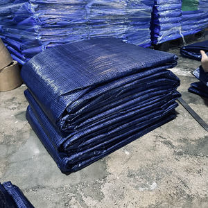 HEAVY DUTY PE Tarpaulin Dark Blue Color High Durability High Performance Waterproof <b>Tarp</b> Sheet Size and Color Options - Product Image 2