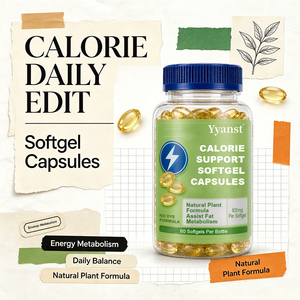 Capsules molles de soutien calorique à base de plantes naturelles 800mg 60 unités – Favorisent le métabolisme des graisses et l'équilibre énergétique pour un mode de vie actif – OEM - Product Image 4