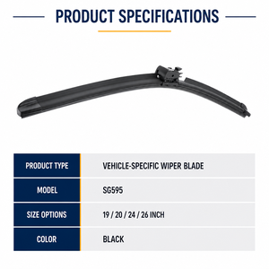 So GOOD OEM - Escobillas Limpiaparabrisas Delanteras sin Marco para Todo Tipo de Clima, con Adaptador de Botón Específico para Vehículo - Product Image 5