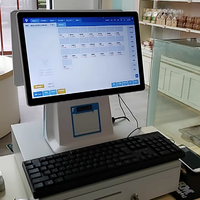 Sinmar restaurant magasin bureau point de paiement machine support qr code intelligent point de paiement ordinateur pc paiement matériel terminal