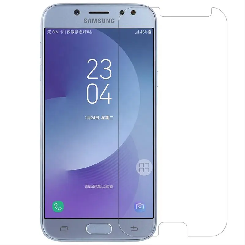 Protecteur d'écran Samsung S8 S9, Film de protection de sécurité en verre trempé 9H, 0.3mm 2.5D, Note 4 5 6 A5 A6 A7 A9 C5 Pro