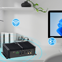 KINGDEL Mini PC Tanpa Kipas Core i7 Generasi ke-10 RAM 16GB DDR4 SSD NVMe 1TB 3xHD 4K 4096x2304, 2xRJ45 Giga LAN 6xCOM