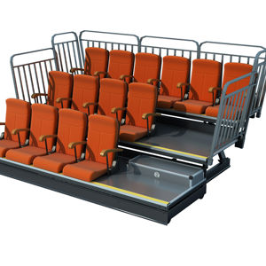 Asiento de plástico estándar de alta calidad, asiento de audiencia para teatro, sala de conferencias, asiento retráctil para auditorio - Product Image 1