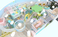 Équipement de jeu sensoriel Macaron pour ville moderne, aire de jeux intérieure professionnelle haut de gamme et souple pour enfants, centre d'activités de divertissement