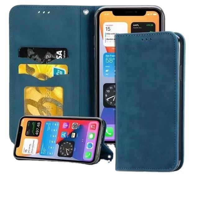 Weview Wholesale Custom Phone case Flip PU Leather Wallet Phone case for iphone 6 7 11 12 13 14 Pro Max Cover