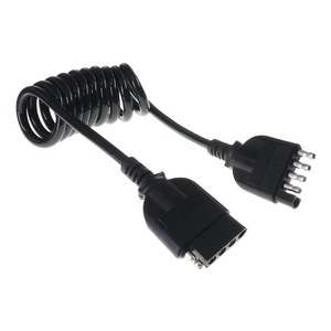 Conector de Remolque de 4 Pines, Cable de Extensión Americano de 5 Pies, Negro, para Conexión de Luces Traseras y de Señalización de RV - Product Image 2