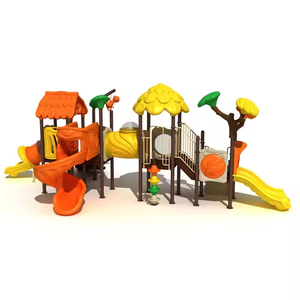 Parque infantil al aire libre hecho a medida con toboganes de plástico, columpios, caballos mecedora y otras instalaciones infantiles a la venta - Product Image 5