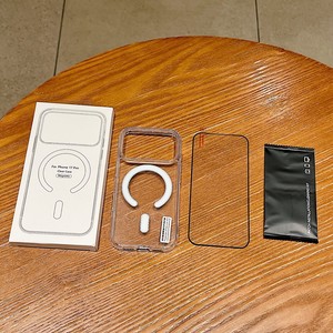 Ốp điện thoại acrylic trong suốt cho iPhone 17, ốp từ tính trong suốt kèm bộ kính cường lực bảo vệ màn hình cho iPhone - Product Image 2