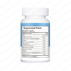Capsule Erboristiche per la Pulizia della Candida a Marchio Privato, Equilibrio della Flora Intestinale, Supporto per la Salute dell'Intestino, Miglioramento di Pelle, Capelli e Unghie OEM ODM - Product Image 2