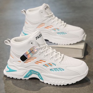 Zapatillas Casuales de Otoño para Hombre, Transpirables, de Caña Alta, con Suela Gruesa y Cierre de Cordones - Estilo Torre para Hombre - Product Image 2