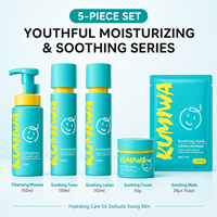 Ensemble de soins pour adolescents en marque blanche : Nettoyant hydratant et apaisant, Tonique, Lotion, Crème, Masque – OEM ODM – Soins pour jeunes peaux