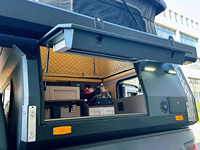 Camping-car moderne léger 4x4 tout-terrain standard australien, mini-caravane amovible pour pick-up, tente de toit pour camping en plein air