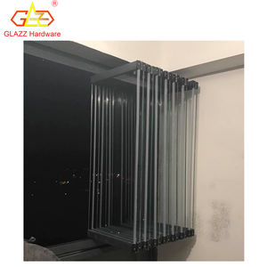 Fenêtre de balcon fenêtre coulissante en verre sans cadre fenêtre pliante en verre simple fenêtre pliante en verre sans cadre - Product Image 5