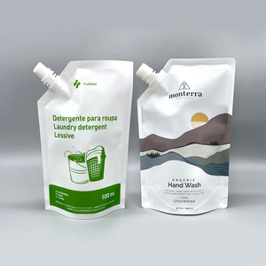 Bolsa de Plástico con Boquilla Impresa Personalizada, 100ml 200ml 250ml 500ml, para Jabón Corporal, Desinfectante, Jabón Líquido para Manos, Recarga - Product Image 6