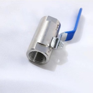 Válvula de bola de acero inoxidable con rosca interna de 1/2 pulgada, operación manual para sistemas de calentamiento de agua Q11F-16P DN15 - Product Image 1