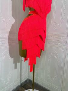 Body Sexy con Flecos para Mujer, Traje de Baile Latino, Jazz, Acrobacias - Product Image 5