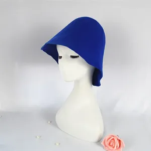 Cappelli Cloche in Feltro di Lana 100% Unisex, Base per Cappelli a Cono Monocolore, Base per Fascinator, Cappucci a Blocco - Product Image 4