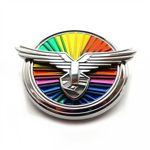 Emblème de voiture personnalisé de haute qualité avec logo, autocollant 3M, emblème de voiture croisé, emblème de logo de voiture étrangère - Product Image 6