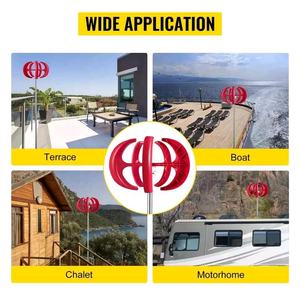 600 Вт Вертикальная ветряная турбина и солнечная гибридная энергетическая система для вождения уличных фонарей, лампы для мониторинга камеры - Product Image 6