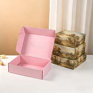 Caja de Envío Corrugada al por Mayor de Fábrica, Caja de Cartón Kraft Plegable Blanca con Logotipo Impreso Personalizado para Envíos - Product Image 3