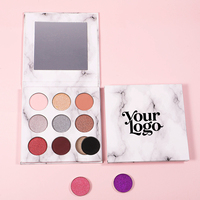 Großhandel Hochpigmentierte Wasserfeste Metallic-Finish Mineralische Private Label Vegane Lidschatten-Palette