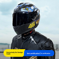 Casque de moto intégral pour homme et femme, certifié DOT/3C, personnalisé, pour véhicules électriques, toutes saisons, avec visière HD